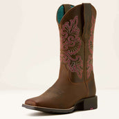 Ariat Westernlaarzen Round Up Wide Square Toe Sassy Brown Ariat Westernlaarzen Round Up Wide Square Toe Sassy Brown