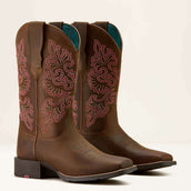 Ariat Westernlaarzen Round Up Wide Square Toe Sassy Brown Ariat Westernlaarzen Round Up Wide Square Toe Sassy Brown