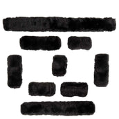 Premiere Halsterbontjes Artificial Fur Set Zwart Premiere Halsterbontjes Artificial Fur Set Zwart