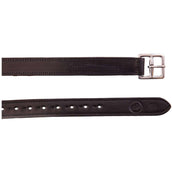 BR Stijgbeugelriemen Leer Nylon Soft RVS Gespen Zwart BR Stijgbeugelriemen Leer Nylon Soft RVS Gespen Zwart