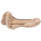 BR Zadelonderlegger Sheepskin met Rand Taupe BR Zadelonderlegger Sheepskin met Rand Taupe