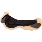 BR Zadelonderlegger Sheepskin Kussens Zwart/Naturel BR Zadelonderlegger Sheepskin Kussens Zwart/Naturel