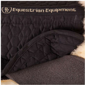 BR Zadelonderlegger Sheepskin Kussens Zwart/Naturel BR Zadelonderlegger Sheepskin Kussens Zwart/Naturel