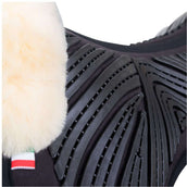 BR Zadelonderlegger Memory Foam & Gel Sheepskin Zwart/Naturel BR Zadelonderlegger Memory Foam & Gel Sheepskin Zwart/Naturel