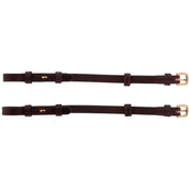 BR Bakstukken Blind en Ronde Gesp per Paar Bruin/Goud BR Bakstukken Blind en Ronde Gesp per Paar Bruin/Goud