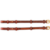 BR Bakstukken Blind en Ronde Gesp per Paar Tobacco/Koper BR Bakstukken Blind en Ronde Gesp per Paar Tobacco/Koper