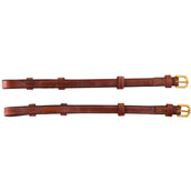 BR Bakstukken Blind en Ronde Gesp per Paar Tobacco/Koper BR Bakstukken Blind en Ronde Gesp per Paar Tobacco/Koper