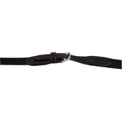 BR Teugel Linnen 19mm Ronde Gespen Zwart/Zilver BR Teugel Linnen 19mm Ronde Gespen Zwart/Zilver