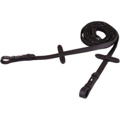 BR Teugel Linnen 19mm Blind/ronde Gesp Zwart/Zilver BR Teugel Linnen 19mm Blind/ronde Gesp Zwart/Zilver