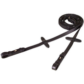 BR Teugel Linnen 19mm Blind/ronde Gesp Zwart/Goud BR Teugel Linnen 19mm Blind/ronde Gesp Zwart/Goud