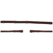 BR Teugel Linnen 19mm Blind/ronde Gesp Oak/Zilver BR Teugel Linnen 19mm Blind/ronde Gesp Oak/Zilver