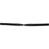 Premiere Teugel Linnen 19mm met Blinde Sluiting Zwart Premiere Teugel Linnen 19mm met Blinde Sluiting Zwart