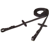 Premiere Teugel Linnen 19mm met Blinde Sluiting Zwart Premiere Teugel Linnen 19mm met Blinde Sluiting Zwart