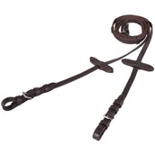 Premiere Teugel 16mm Anti-slip Gespsluiting Bruin Premiere Teugel 16mm Anti-slip Gespsluiting Bruin