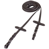 Premiere Teugel Rubber 13mm met Gespsluiting Zwart Premiere Teugel Rubber 13mm met Gespsluiting Zwart