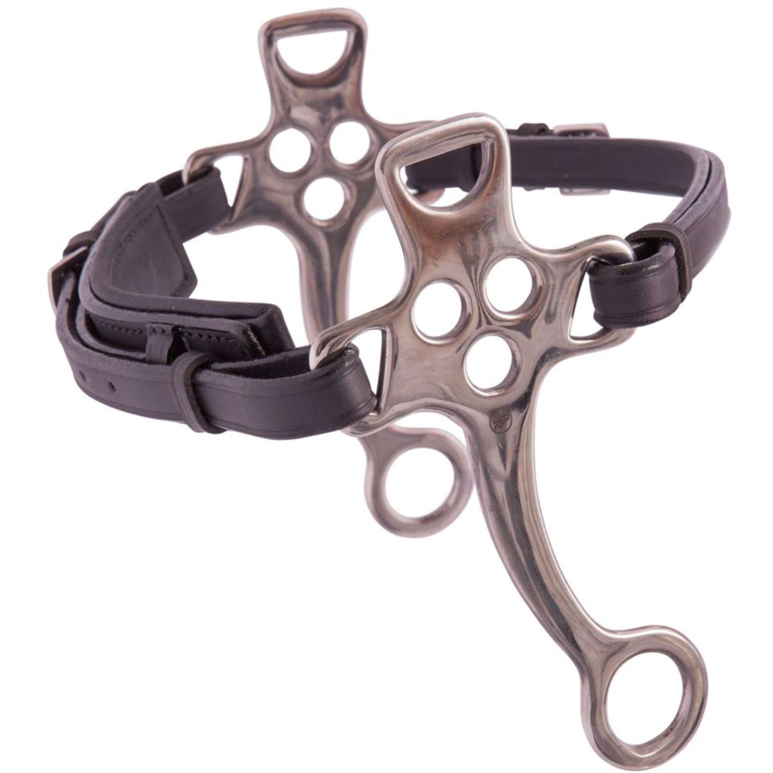 BR Hackamore Leer Zwart BR Hackamore Leer Zwart