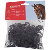 Premiere Manenelastiekjes Zakje 500st Zwart Premiere Manenelastiekjes Zakje 500st Zwart