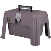 BR Poetsbox Opstapje met Dubbele Inzet Hangslot Grijs BR Poetsbox Opstapje met Dubbele Inzet Hangslot Grijs