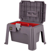 BR Poetsbox Opstapje met Dubbele Inzet Hangslot Grijs BR Poetsbox Opstapje met Dubbele Inzet Hangslot Grijs