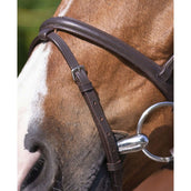 Riding World Hoofdstel met Gecombineerde Neusriem Havana Riding World Hoofdstel met Gecombineerde Neusriem Havana