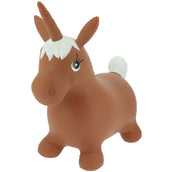 Equi-kids Skippybal Unicorn Bruin/Wit Equi-kids Skippybal Unicorn Bruin/Wit