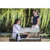 EQUITHÈME Wedstrijdshirt Brussels met Strass Marineblauw EQUITHÈME Wedstrijdshirt Brussels met Strass Marineblauw