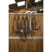 Hippotonic Hoofdstelhanger met 6 Haken Zwart Hippotonic Hoofdstelhanger met 6 Haken Zwart