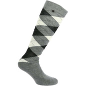 EQUITHÈME Sokken Argyle Grijs/Ecru EQUITHÈME Sokken Argyle Grijs/Ecru