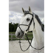 Riding World Hoofdstel met Mexicaanse Neusriem Zwart Riding World Hoofdstel met Mexicaanse Neusriem Zwart