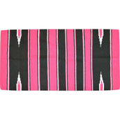 Randol's Navajo Show Blanket Katoen Roze/Zwart/Wit Randol's Navajo Show Blanket Katoen Roze/Zwart/Wit