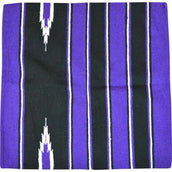 Randol's Navajo Show Blanket Katoen Paars/Zwart/Wit Randol's Navajo Show Blanket Katoen Paars/Zwart/Wit