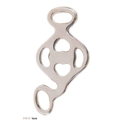 F.R.A. Hackamore Scharen Love Set RVS F.R.A. Hackamore Scharen Love Set RVS