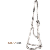 F.R.A. Halster Sven Katoen Naturel/Zwart F.R.A. Halster Sven Katoen Naturel/Zwart