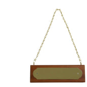 Grooming Deluxe by Kentucky Stalplaat met naam Bruin/Goud Grooming Deluxe by Kentucky Stalplaat met naam Bruin/Goud