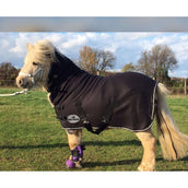 HB Harry & Hector Fleece Deken met Hals Zwart HB Harry & Hector Fleece Deken met Hals Zwart