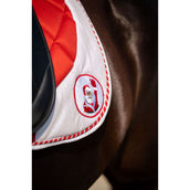 HB Zadeldekje Christmas Christmas Red Glitter HB Zadeldekje Christmas Christmas Red Glitter