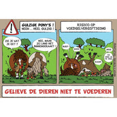 HB Stalplaat Niet Voeren HB Stalplaat Niet Voeren