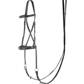 Harry's Horse Hoofdstel Bitloos Kaakgekruist Zwart Harry's Horse Hoofdstel Bitloos Kaakgekruist Zwart
