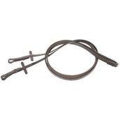 Harry's Horse Teugels Leder Rubber Gevoerd Bruin Harry's Horse Teugels Leder Rubber Gevoerd Bruin
