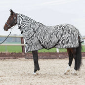 Harry's Horse Vliegendeken Zwart Losse Hals Zebra Harry's Horse Vliegendeken Zwart Losse Hals Zebra