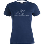 HKM T-Shirt Ride More Donkerblauw HKM T-Shirt Ride More Donkerblauw