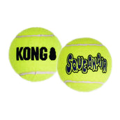KONG Air Squaker Tennisbal Geel 3st Geel KONG Air Squaker Tennisbal Geel 3st Geel