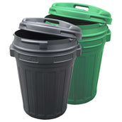 Agradi Voerton met Draaisluiting 70L Zwart Agradi Voerton met Draaisluiting 70L Zwart