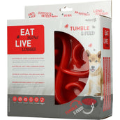 Eat Slow Live Longer Tumble Feeder Rood Eat Slow Live Longer Tumble Feeder Rood