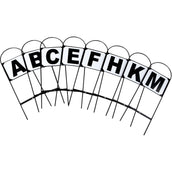 HORKA Dressuur Letters Basis Set v 8 Zwart HORKA Dressuur Letters Basis Set v 8 Zwart