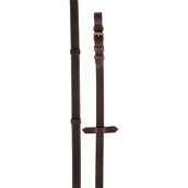 HORKA Anti slip Teugel met Stops Bruin/Goud HORKA Anti slip Teugel met Stops Bruin/Goud