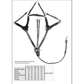 HORKA Voortuig 5 punts, Elastisch Bruin/Goud HORKA Voortuig 5 punts, Elastisch Bruin/Goud