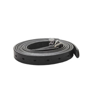 HORKA Stijgbeugelriemen Leer Zwart/Zilver HORKA Stijgbeugelriemen Leer Zwart/Zilver