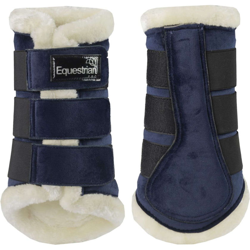 HORKA Beenbeschermers Equestrian Pro Velvet Blauw HORKA Beenbeschermers Equestrian Pro Velvet Blauw