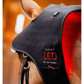 Horseware LED Red Light Therapy Poll Cap Zwart Horseware LED Red Light Therapy Poll Cap Zwart